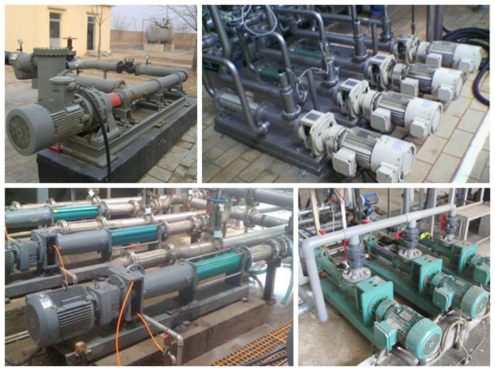 單螺杆(gan)泵使用現(xian)場